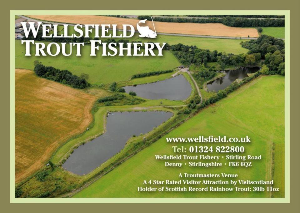 Wellsfield Farm Holiday Lodges Stirling Exterior foto